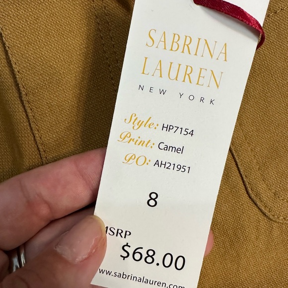 Sabrina Lauren Women’s Perfect Fit Ultra Soft Stretch Wide Leg Pants NWT - Picture 8 of 10